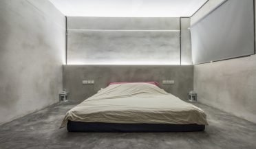 industrial style bedroom design