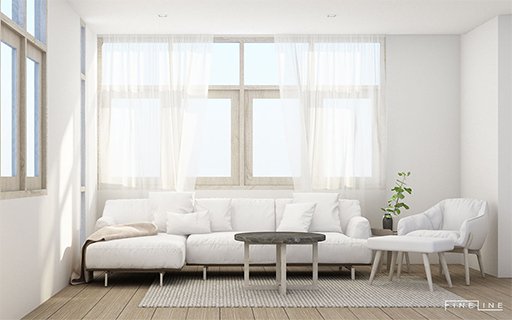 Sheer Curtain for Shoji Interior Design