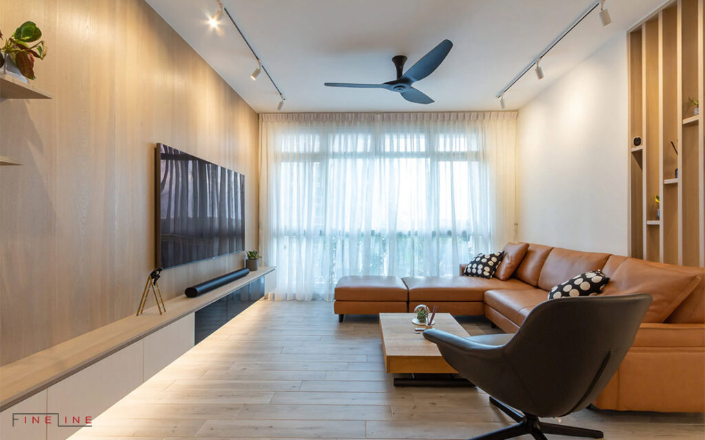 Scandinavian home interior design in Singapore