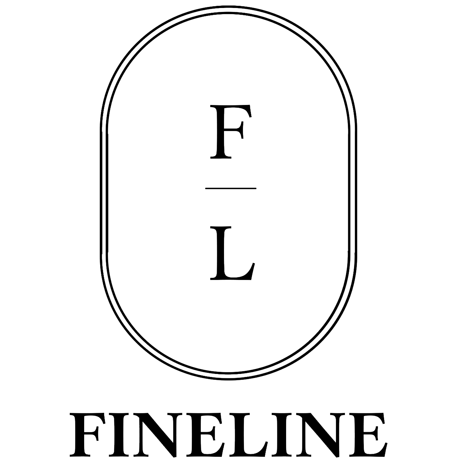 fineline Black Logo